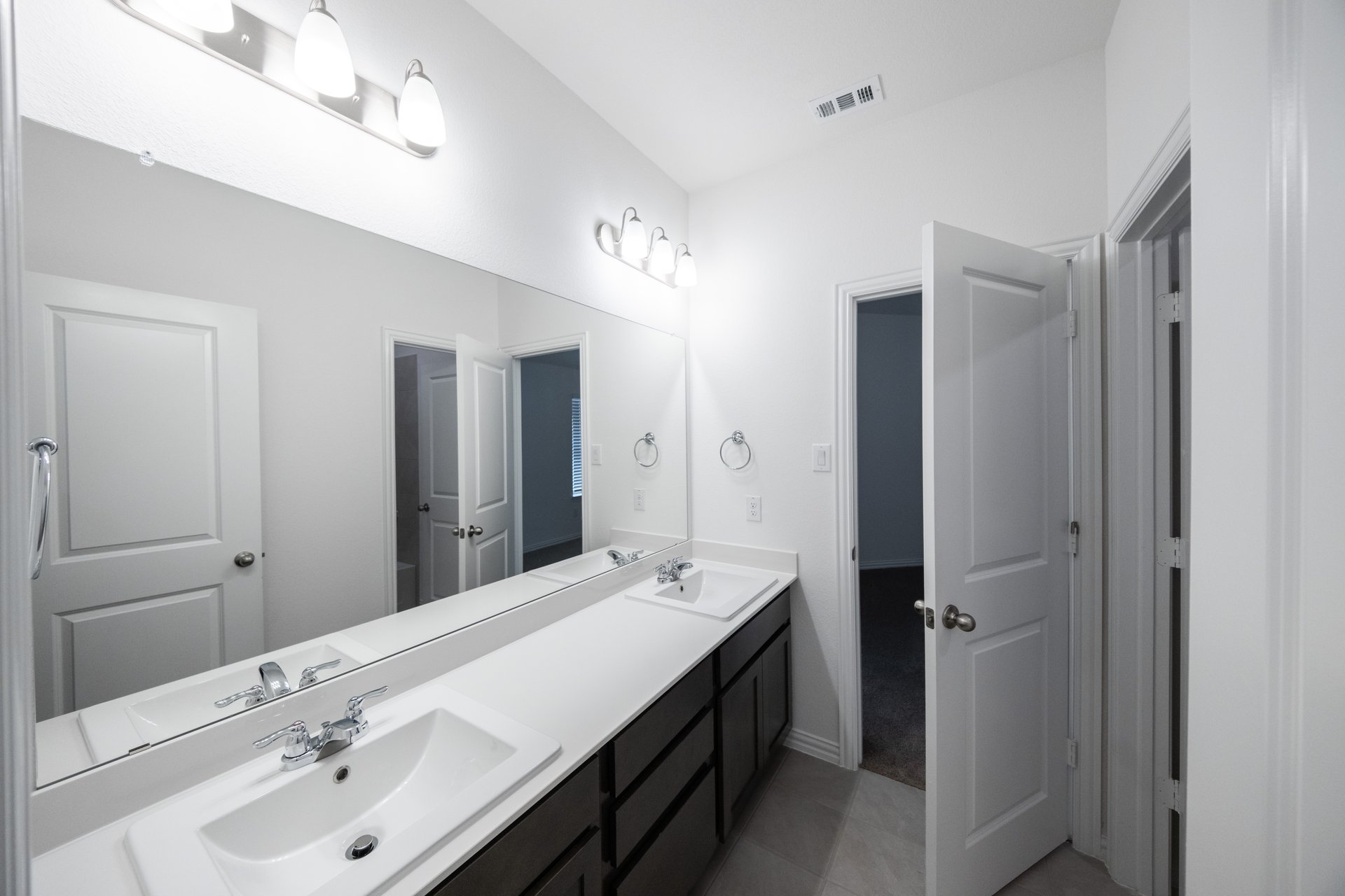guest bathroom with soaking tub