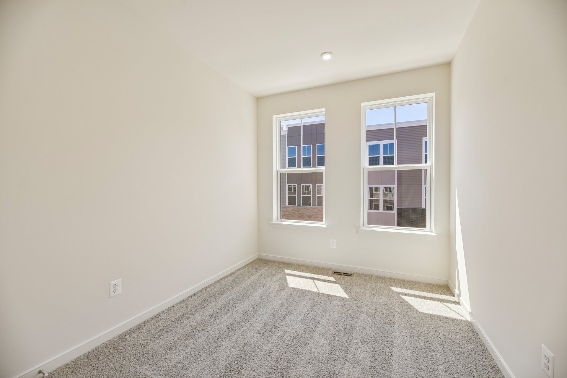secondary bedroom with carpet