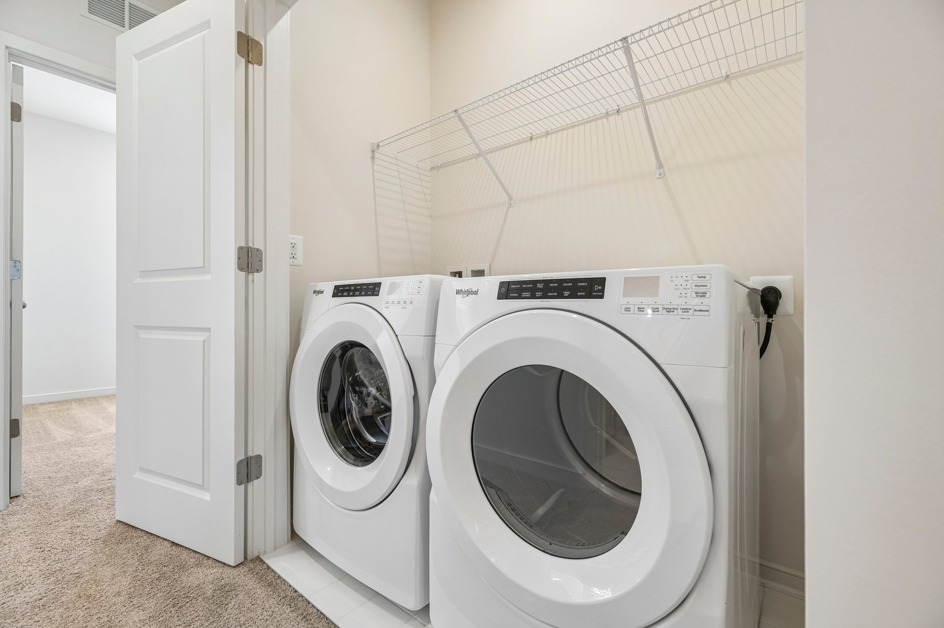 laundry area with a washer and dryer