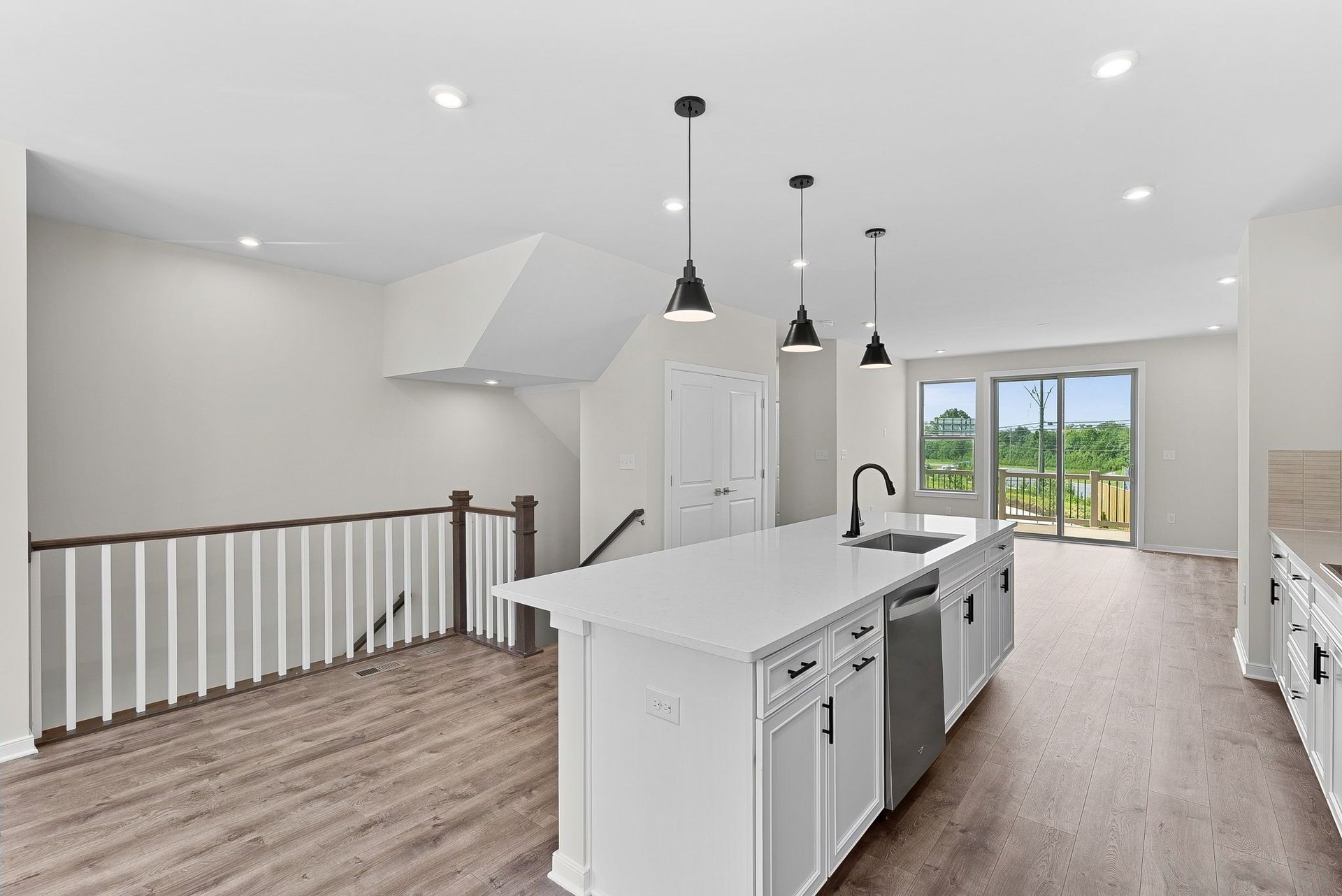 kitchen with an angled view