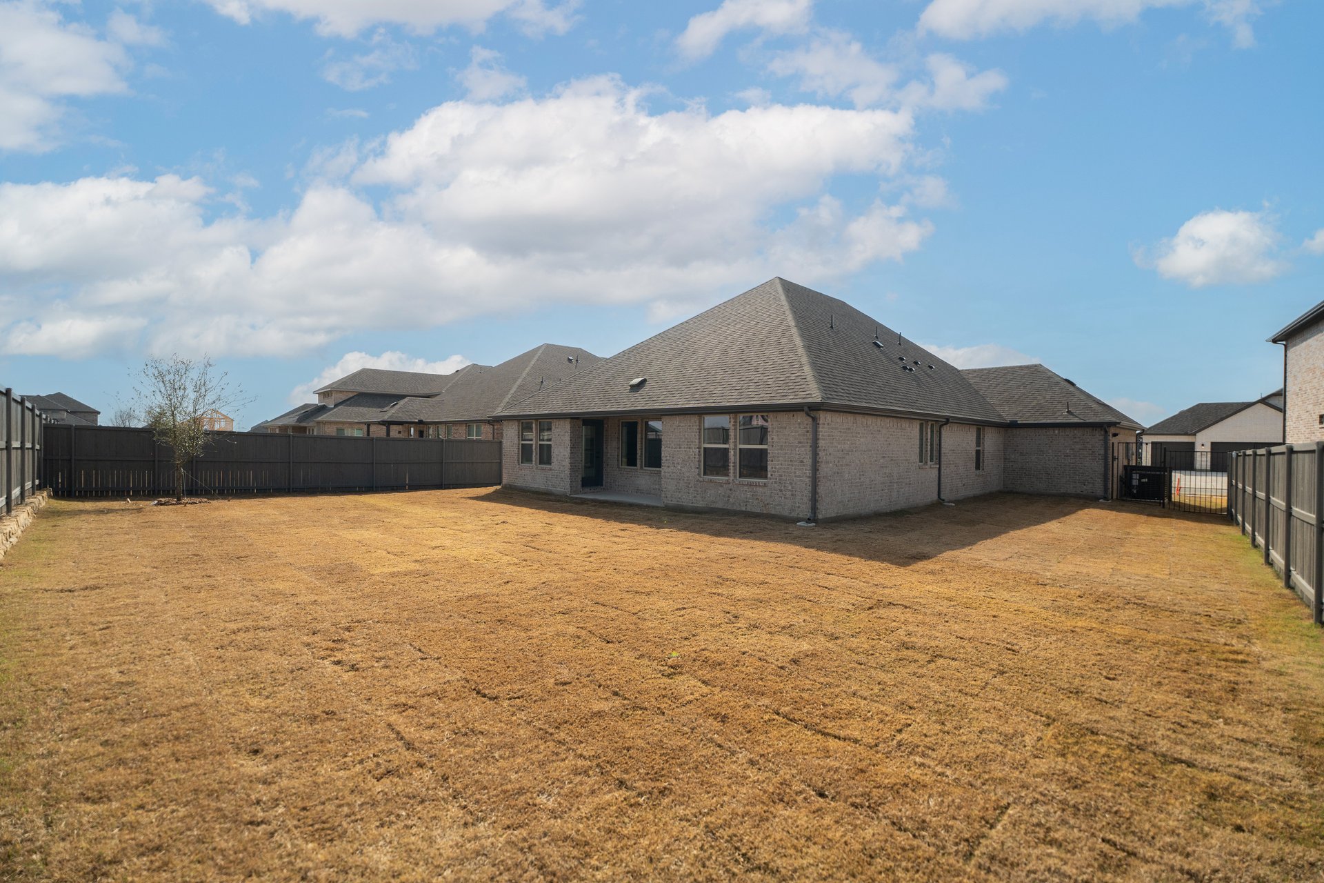 backyard of home with fence