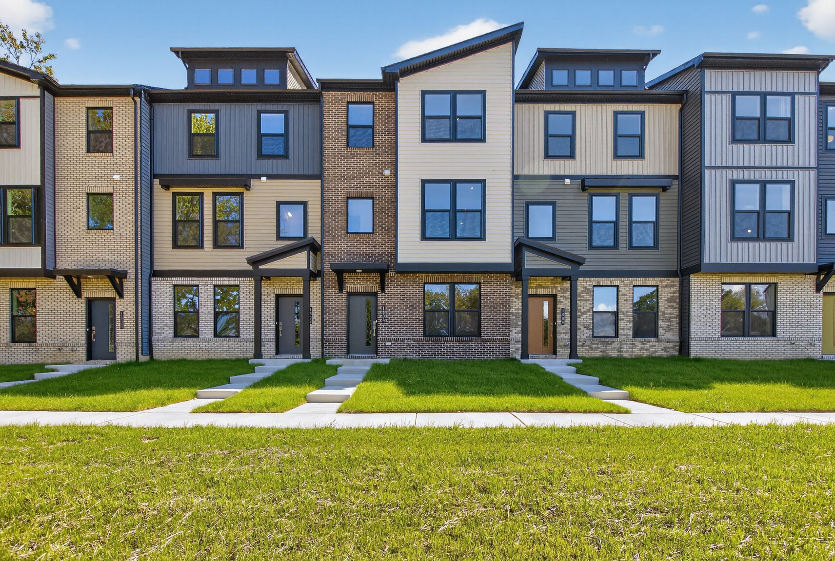 3-level townhome exterior