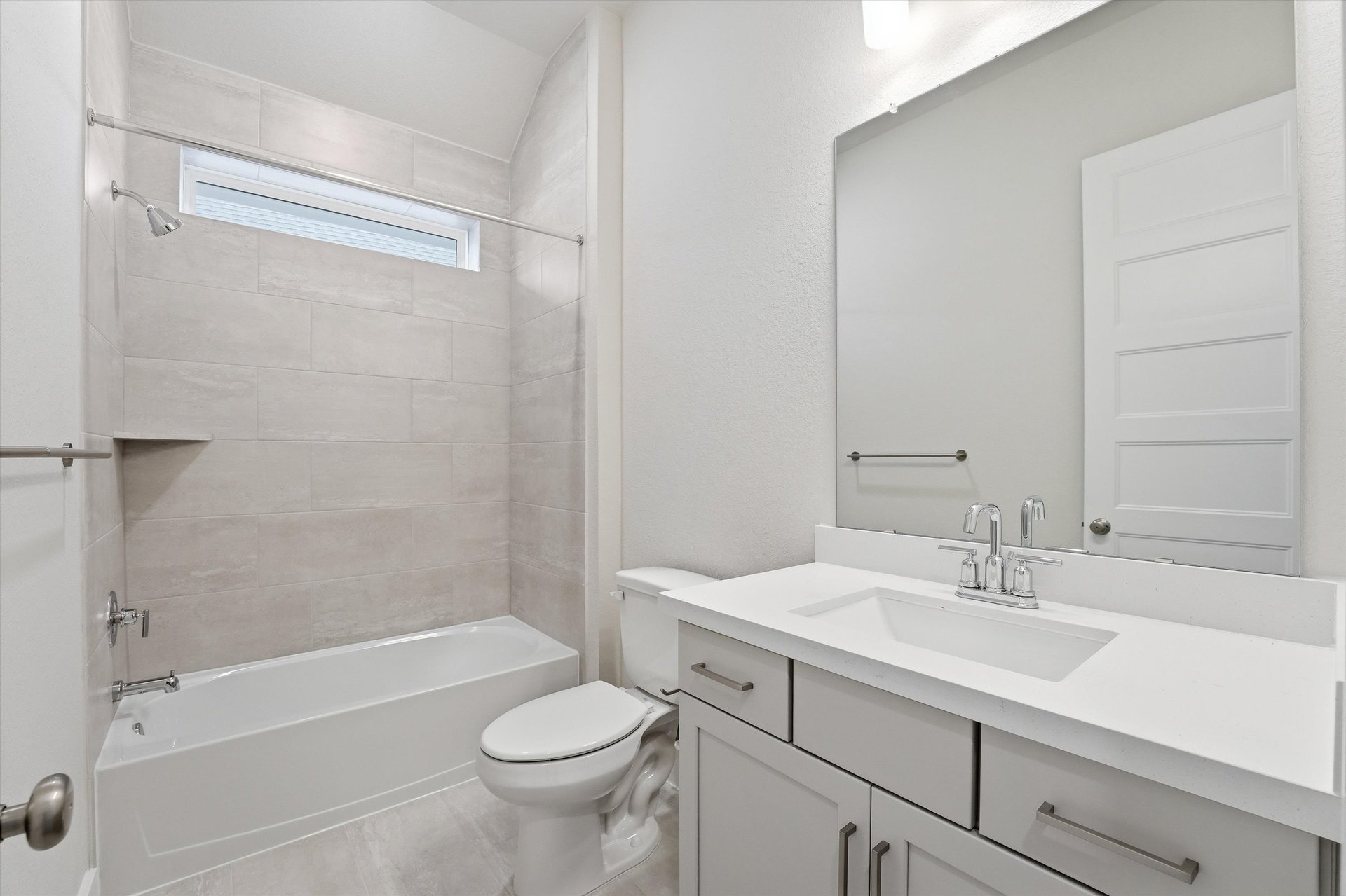 guest bathroom with soaking tub