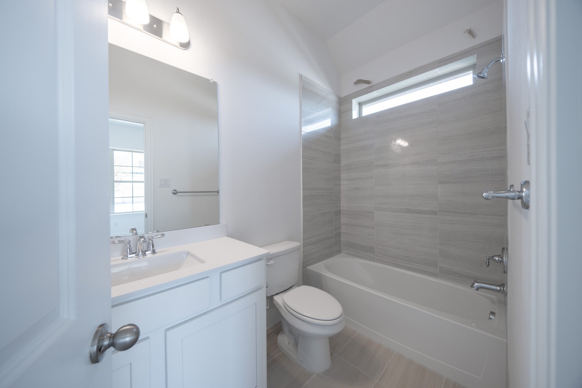 guest bathroom with soaking tub