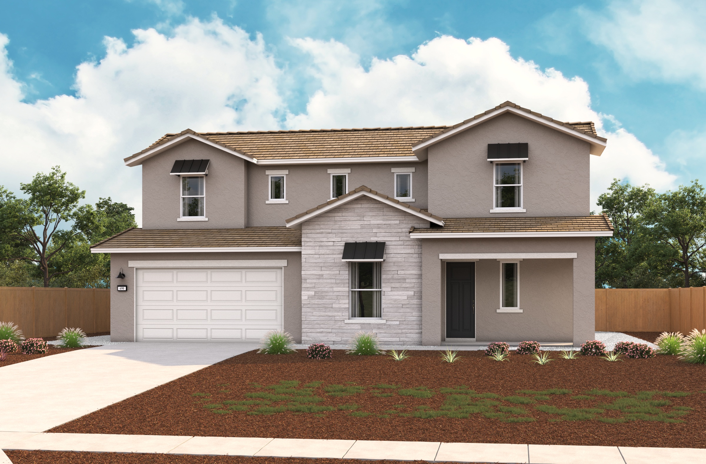 Evergreen California Ranch Exterior