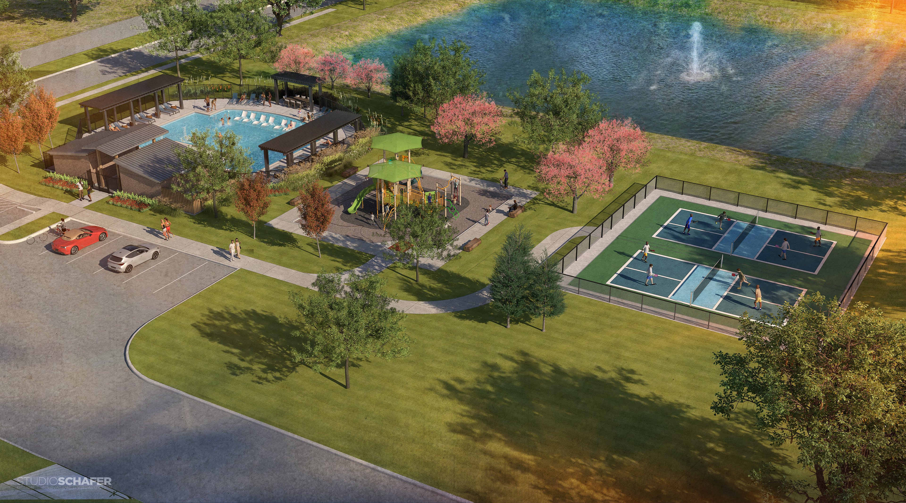 Saratoga Pool and Tennis Courts