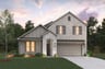 two-story home with brick and stone exterior