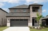 two-story home with brick and stone exterior