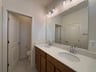primary bathroom with two sinks