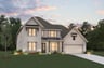 home exterior with brick and landscaping 