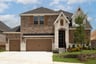 two-story home with brick and stone exterior