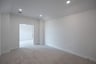media room with carpet and recessed lights