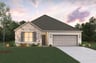 one-story home with brick and stone exterior