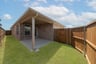 backyard of home with covered patio