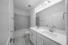 guest bathroom with soaking tub