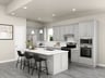 gray kitchen cabinets