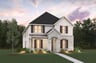two-story home with brick and stone exterior
