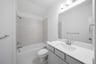guest bathroom with soaking tub