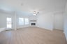 open great room with electric fireplace