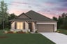 home exterior with brick and stone 