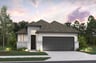 home with rock, window, garage and landscaping