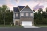 rendering of 2-story home with solar panels