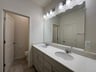 primary bathroom with two sinks