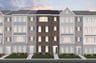 2-story condo exterior with brick