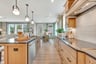 kitchen with access to the breakfast area