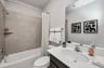guest bathroom with soaking tub