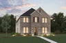 two-story home with brick and stone exterior