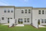 two-story townhome rear exterior