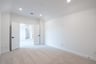 media room with carpet and recessed lights