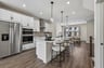 kitchen with an island