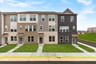 three-story townhome exterior