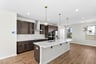 kitchen with a view of the dining area