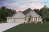 home exterior with 3-car garage and landscaping 