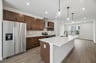 kitchen with an island