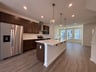 kitchen with pendant lighting