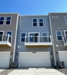 three-story townhome rear exterior
