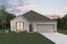 one-story home with brick and stone exterior