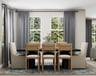 rendering of dining room with seating for 8