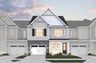 2-story, 1-car garage villa exterior
