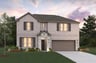 two-story home exterior with brick and stone