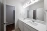 guest bathroom with soaking tub