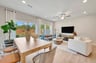dining area with view of the great room