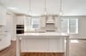 kitchen with an island
