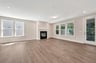 great room with a fireplace