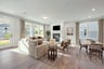 great room with a fireplace