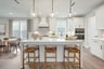 kitchen with an island